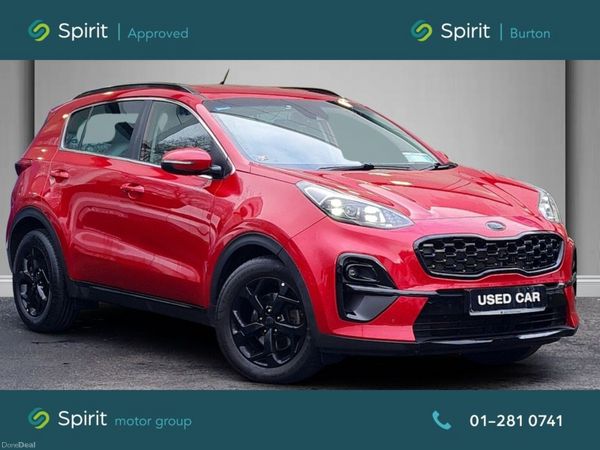 Kia Sportage SUV, Diesel Hybrid, 2021, Red