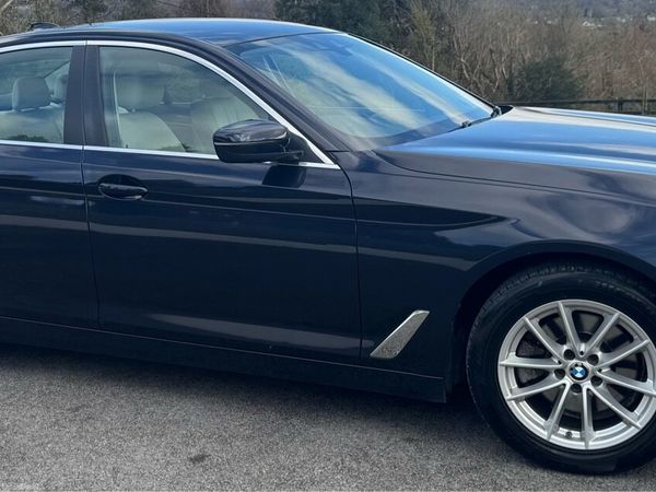BMW 5-Series Saloon, Diesel, 2020, Blue