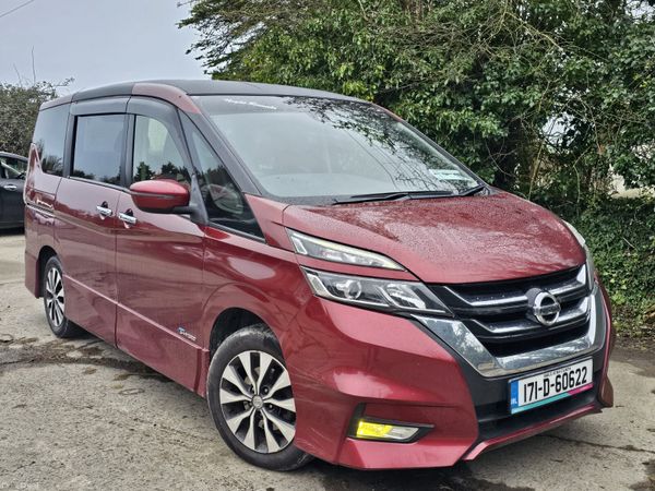 Nissan Serena MPV, Petrol Hybrid, 2017, Red