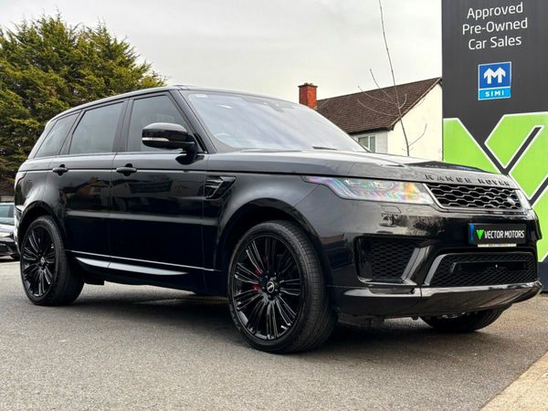 Land Rover Range Rover Sport SUV, Petrol Plug-in Hybrid, 2019, Black