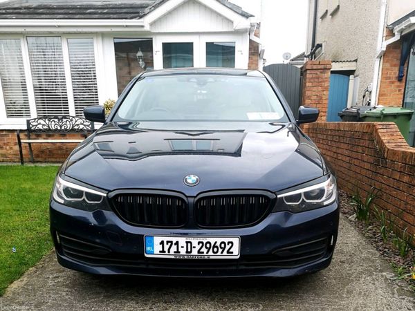 BMW 5-Series Saloon, Diesel, 2017, Blue
