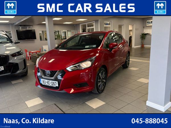 Nissan Micra Hatchback, Petrol, 2018, Red