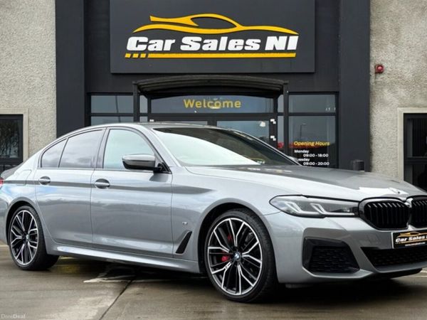 BMW 5-Series Saloon, Diesel Hybrid, 2023, Grey