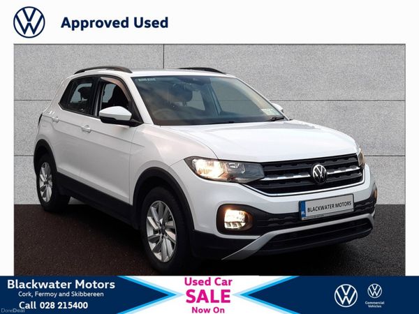 Volkswagen T-Cross SUV, Petrol, 2021, White