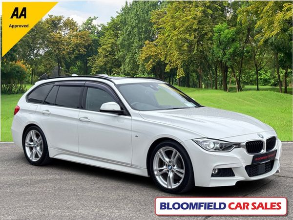 BMW 3-Series Estate, Diesel, 2014, White