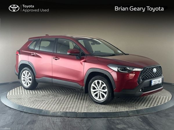 Toyota Corolla Cross SUV, Petrol Hybrid, 2023, Red