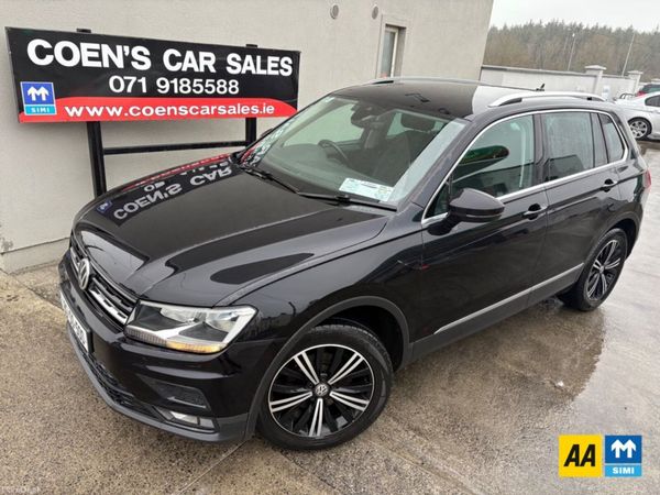 Volkswagen Tiguan SUV, Diesel, 2018, Black