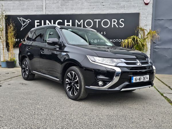 Mitsubishi Outlander SUV, Petrol Plug-in Hybrid, 2016, Black