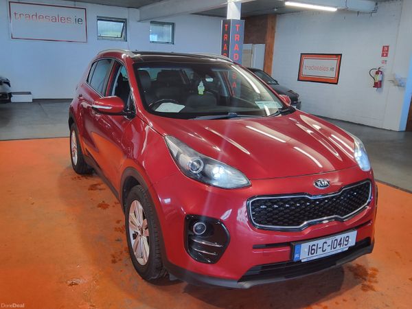 Kia Sportage SUV, Diesel, 2016, Red
