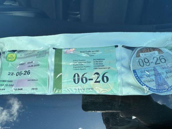 Nissan Pulsar Hatchback, Diesel, 2015, Blue