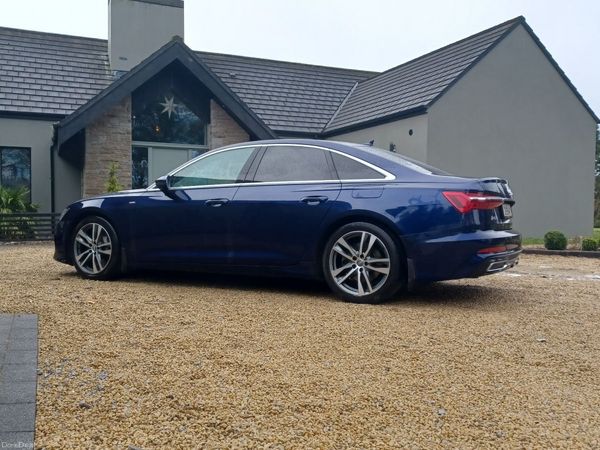 Audi A6 Saloon, Petrol Plug-in Hybrid, 2021, Blue