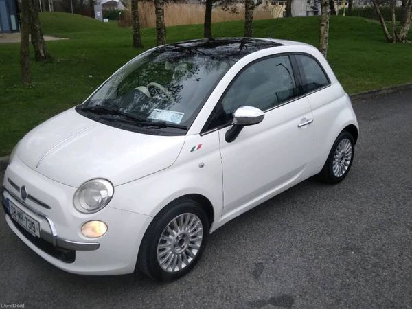 Fiat 500 Hatchback, Petrol, 2008, White