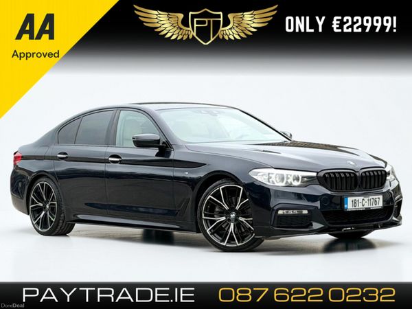 BMW 5-Series Saloon, Diesel, 2018, Black