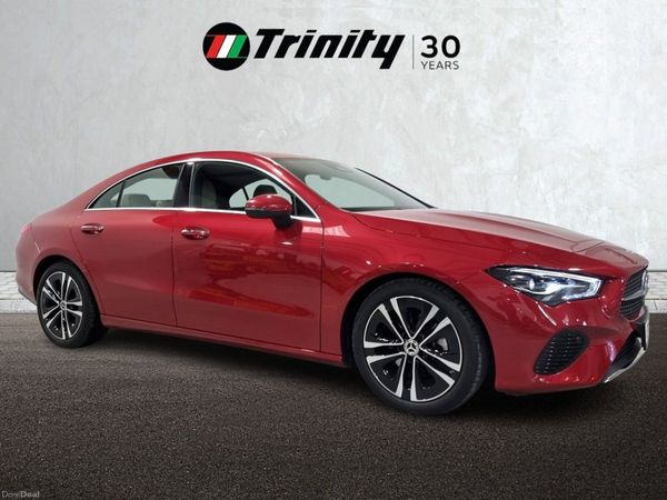 Mercedes-Benz CLA Saloon, Petrol Hybrid, 2024, Red