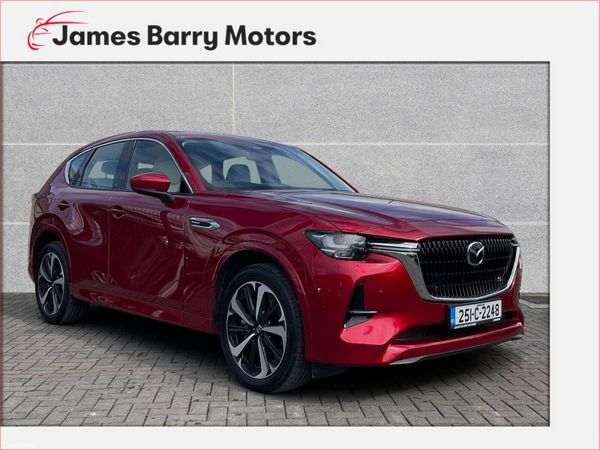 Mazda CX-60 SUV, Petrol Plug-in Hybrid, 2025, Red