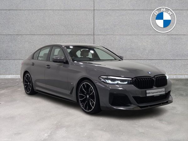 BMW 5-Series Saloon, Diesel Hybrid, 2022, Grey