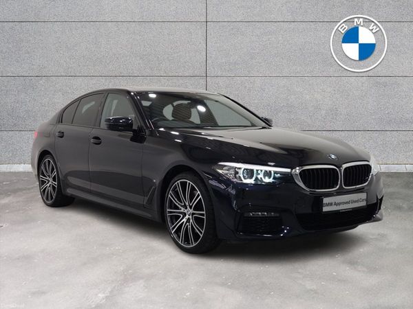 BMW 5-Series Saloon, Petrol Plug-in Hybrid, 2020, Black