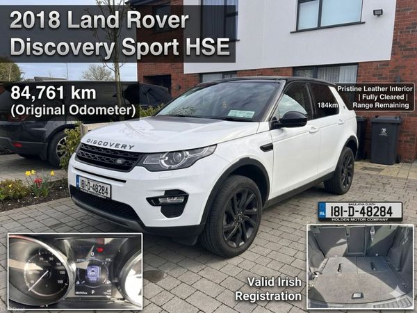 Land Rover Discovery Sport SUV, Diesel, 2018, White
