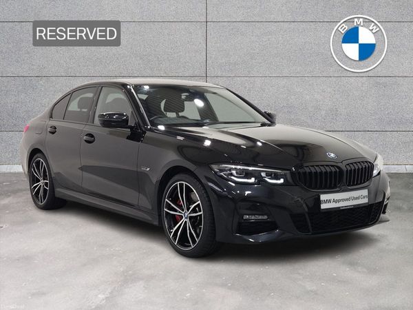 BMW 3-Series Saloon, Petrol Plug-in Hybrid, 2021, Black