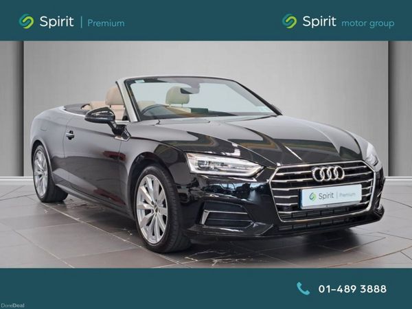 Audi A5 Convertible, Petrol, 2018, Black