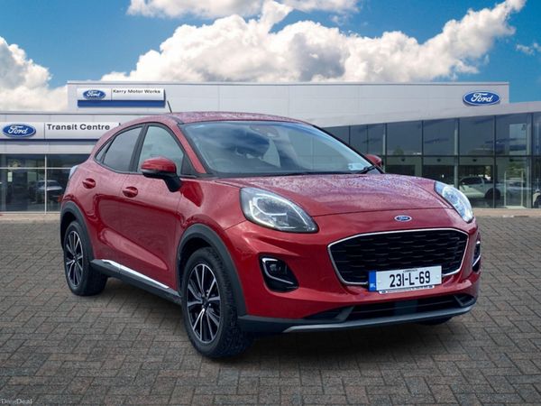 Ford Puma MPV, Petrol Hybrid, 2023, Red