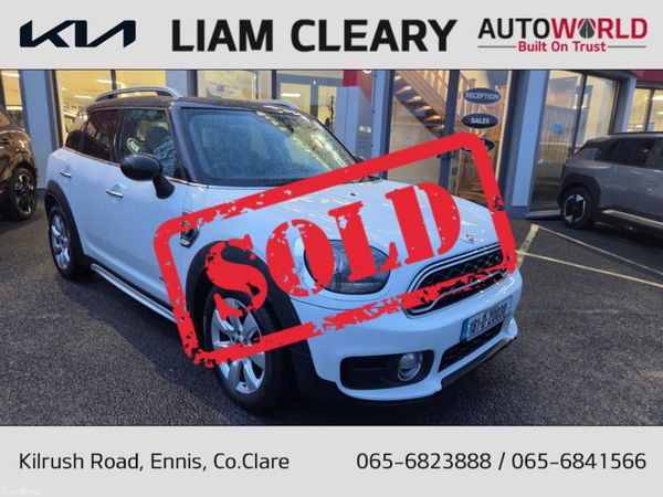 Mini Countryman Hatchback, Petrol Hybrid, 2018, White