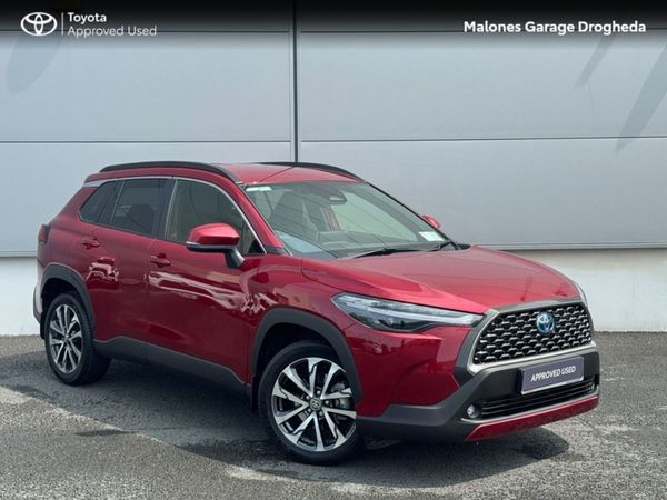 Toyota Corolla Cross SUV, Petrol Hybrid, 2023, Red