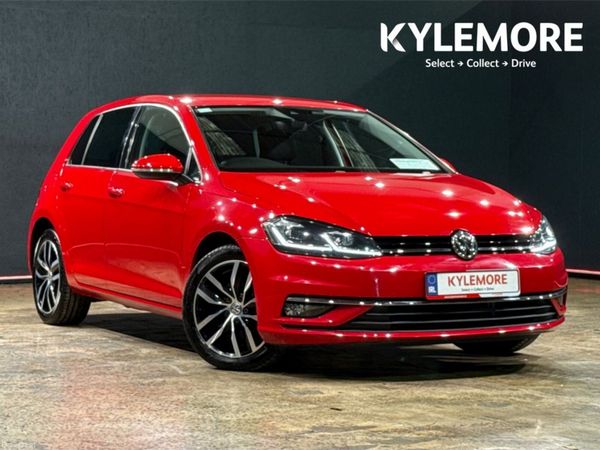Volkswagen Golf Hatchback, Petrol, 2018, Red