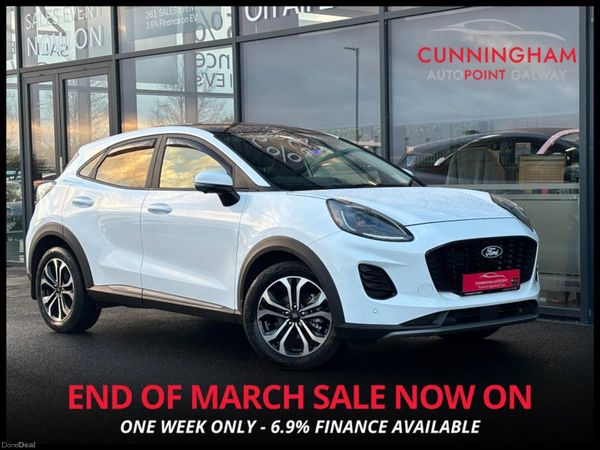 Ford Puma MPV, Petrol Hybrid, 2024, White