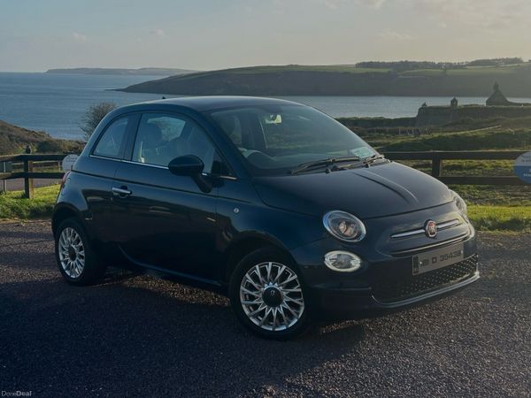 Fiat 500 Hatchback, Petrol, 2018, Blue