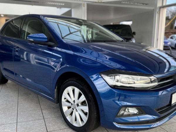 Volkswagen Polo Hatchback, Petrol, 2019, Blue