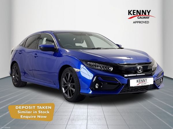 Honda Civic Hatchback, Petrol, 2021, Blue