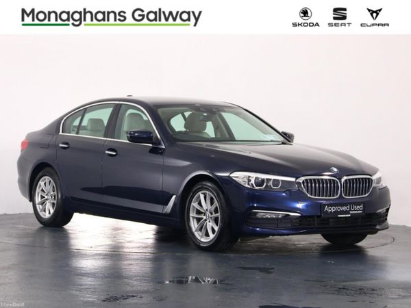 BMW 5-Series Saloon, Diesel, 2018, Blue