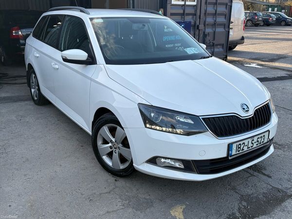 Skoda Fabia Estate, Petrol, 2018, White