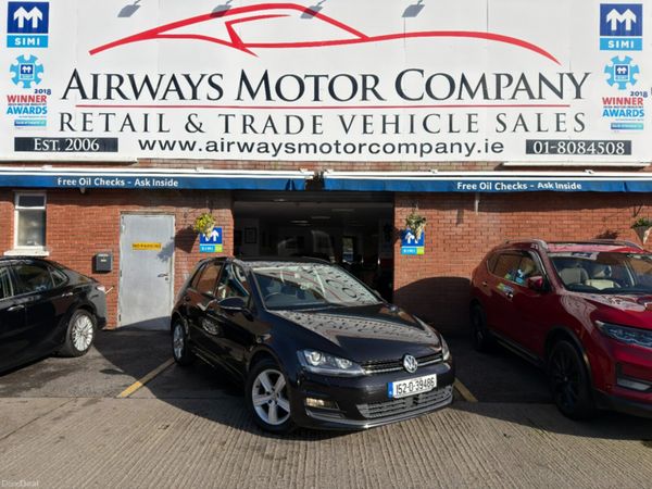 Volkswagen Golf Hatchback, Petrol, 2015, Black