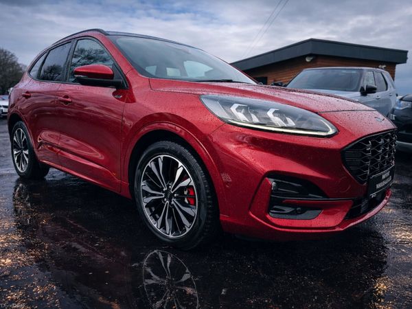 Ford Kuga SUV, Petrol Plug-in Hybrid, 2020, Red