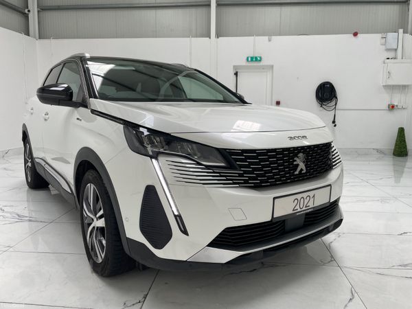 Peugeot 3008 SUV, Petrol Hybrid, 2021, White