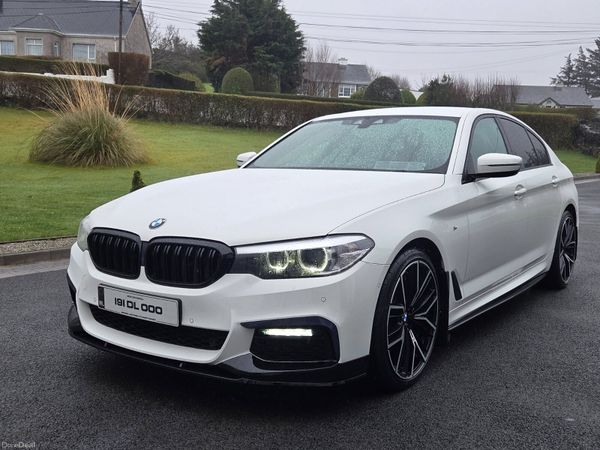 BMW 5-Series Saloon, Diesel, 2019, White