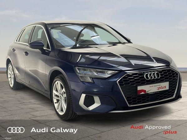 Audi A3 Hatchback, Petrol Plug-in Hybrid, 2021, Blue
