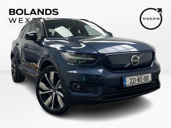 Volvo XC40 Estate, Electric, 2022, Blue