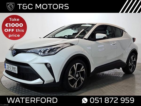 Toyota C-HR Hatchback, Petrol Hybrid, 2023, White