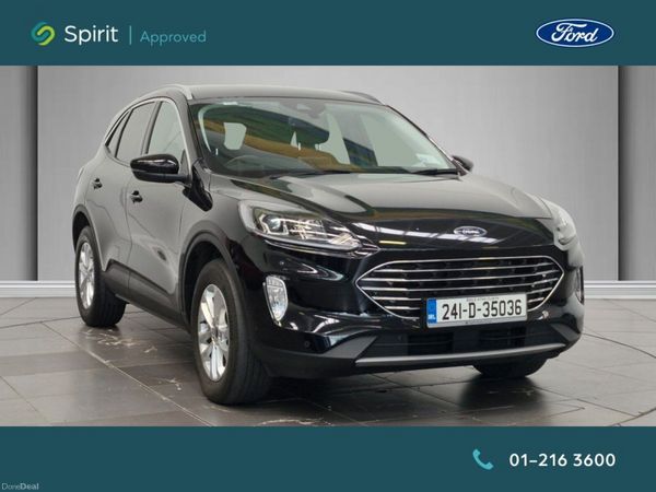 Ford Kuga SUV, Petrol Plug-in Hybrid, 2024, Black