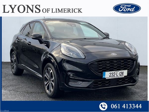 Ford Puma MPV, Petrol Hybrid, 2023, Black
