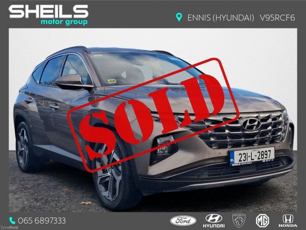 Hyundai Tucson SUV, Petrol Hybrid, 2023, Brown