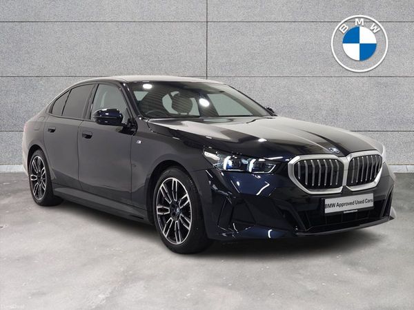 BMW 5-Series Saloon, Petrol Plug-in Hybrid, 2024, Black