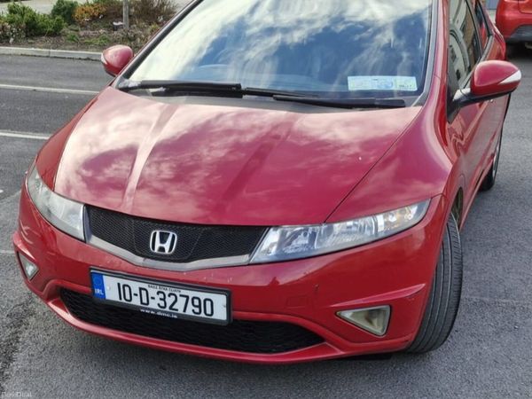 Honda Civic Hatchback, Petrol, 2010, Red