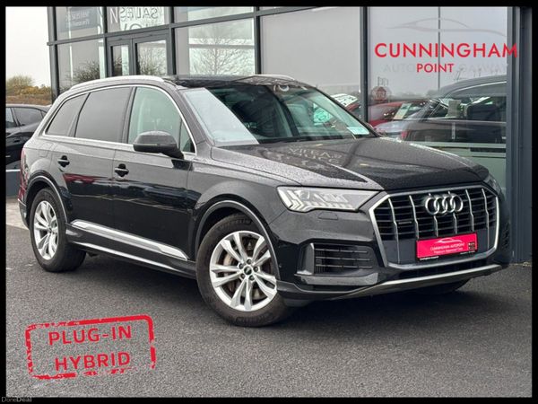 Audi Q7 SUV, Petrol Plug-in Hybrid, 2022, Black