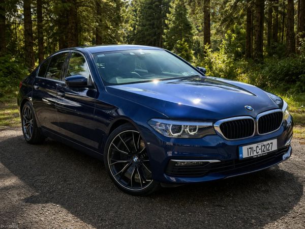 BMW 5-Series Saloon, Diesel, 2017, Blue