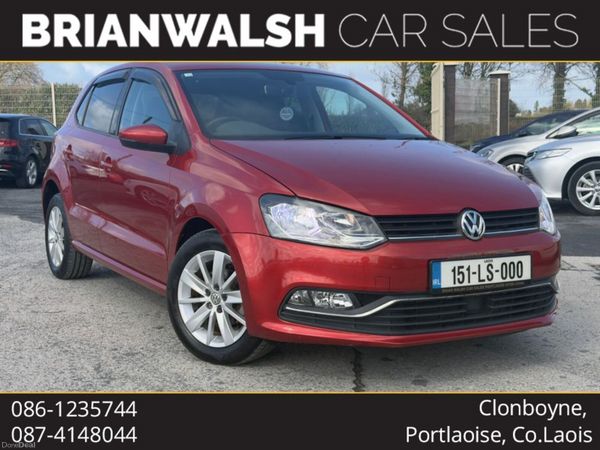 Volkswagen Polo Hatchback, Petrol, 2015, Red