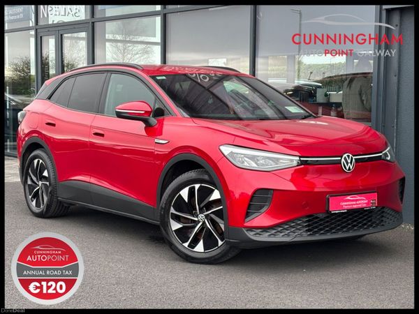 Volkswagen ID.4 Hatchback, Electric, 2022, Red